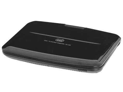 Lettore Dvd Portatile Tv E Decoder Dvb T Trevi Dvbx T Nero