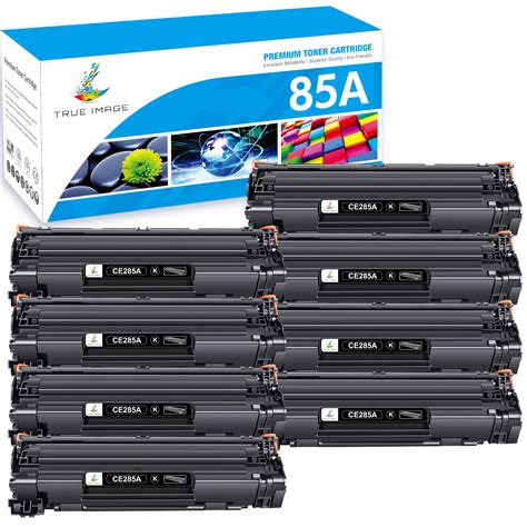 Used 8x Toner Compatible For HP CE285A 85A LaserJet Pro P1102 P1102w