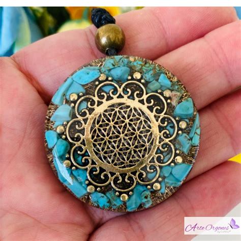 Orgone Necklace Flower Of Life