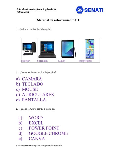 Material De Reforzamiento U Informaci N Material De Reforzamiento U