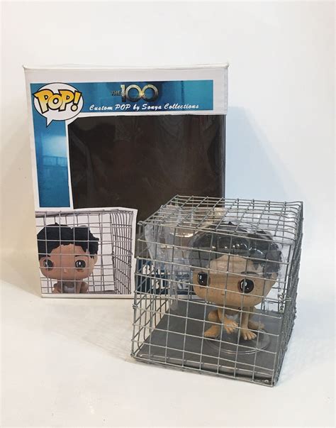 The 100 Bellamy Blake Custom Pop Mt Weather Caged Etsy The 100