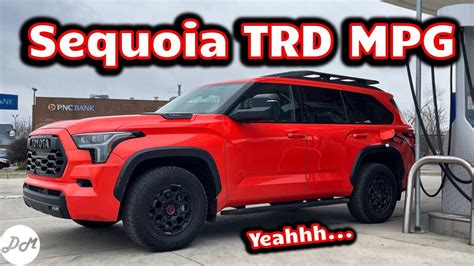 Toyota Sequoia Trd Pro Mpg Test Highway Efficiency Test At