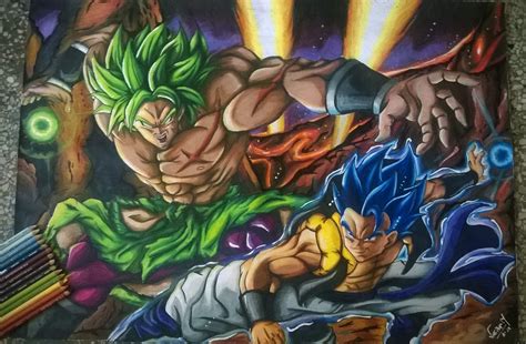 Gogeta Vs Broly Dragon Ball Super Desenho De Anime Olhos Desenho