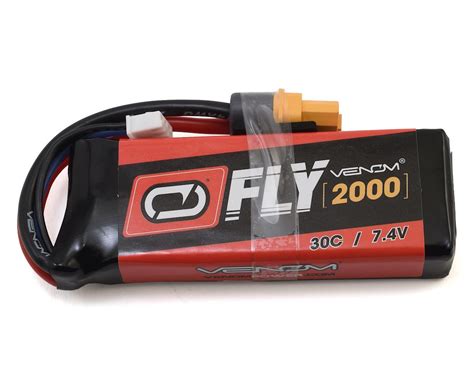 Venom Power 2S 30C LiPo Battery Pack W Universal 2 0 Connector 7 4V