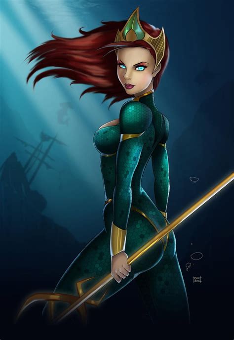 Mera By Teban1983 On DeviantArt Mera Dc Comics Mera Fantasy Heroes