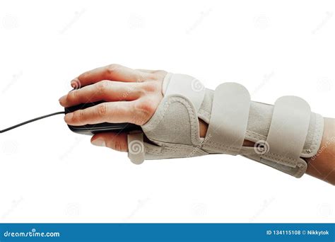 Ayuda Del Orthotics De La Mu Eca Y De La Mano Para La Curaci N Del