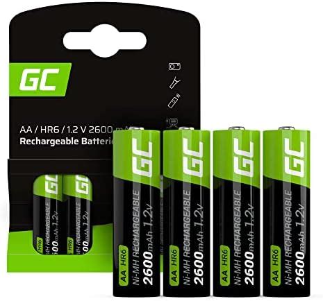 GREEN CELL Baterías Recargables 950mAh 1 2V Juego de 4 Piezas Pilas