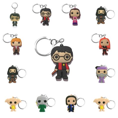 Chaveiro Harry Potter Personalizado Emborrachado Geek Shopee Brasil