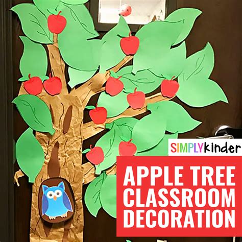 Back to School Apple Tree Classroom Decoration - Simply Kinder