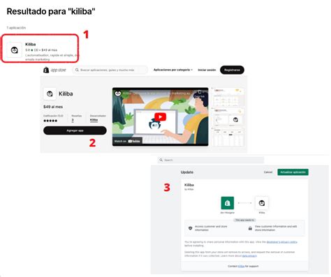 Cómo instalo el módulo Kiliba en Shopify Centro de ayuda Kiliba