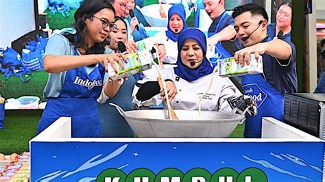 Serunya Demo Masak Nicky Tirta Dan Fatmah Bahalwan Di Rumah Indofood