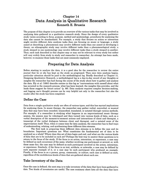 Data Analysis In Research