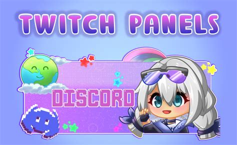 Create Cute Chibi Panels For Your Custom Twitch Panel Design By