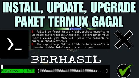 Cara Mengatasi Termux Tidak Bisa Digunakan Youtube