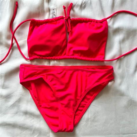 2 Piece Red Bikini On Carousell