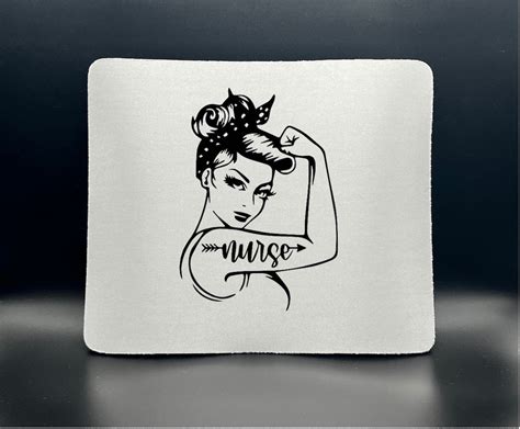 Rosie the Riveter With Nurse Tattoo Mousepad | Etsy