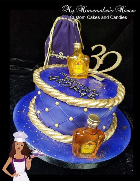 Crown Royal Cake Decorated Cake By Janis Cakesdecor