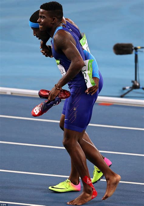 Team Usa Are Disqualified From The Mens 4x100m Relay Daily Mail Online