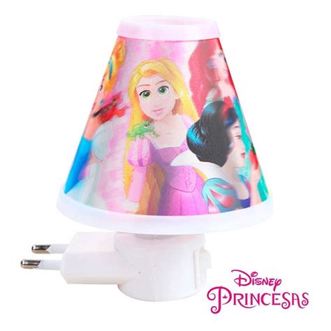 Lumin Ria Abajur Princesas Disney Luz Noturna De Led Infantil Luminoso