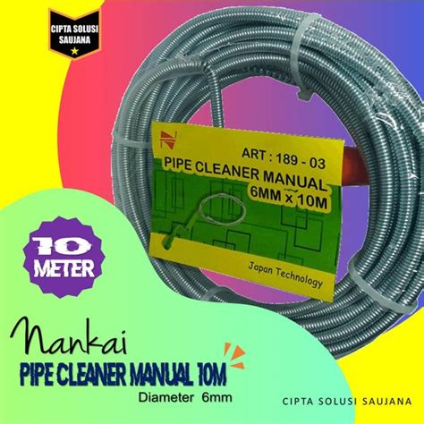 Jual Alat Pembersih Pipa Nankai Manual Pipe Cleaner Mm X M Di Lapak