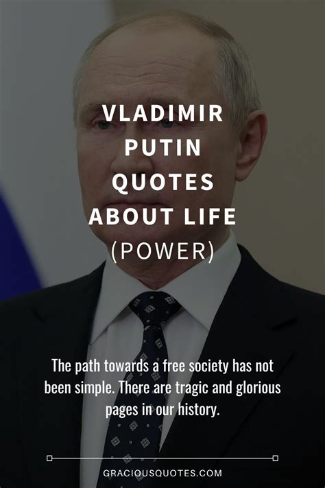 Top 32 Vladimir Putin Quotes About Life (POWER)