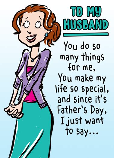 Funny Happy Fathers Day To My Husband - Funny PNG