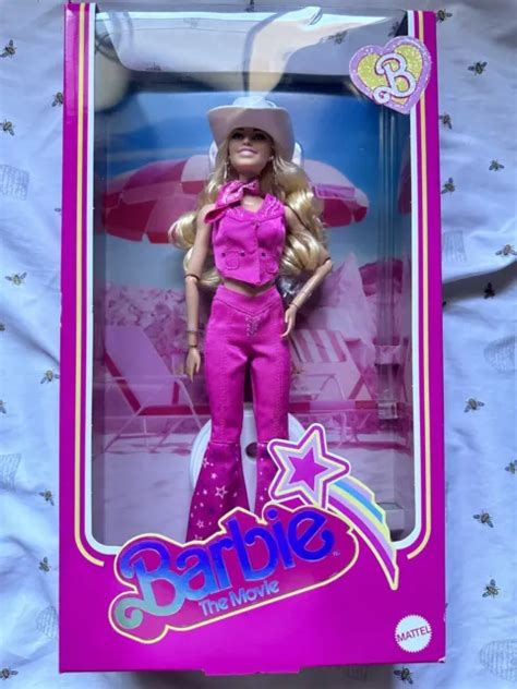 Mattel Barbie The Movie Margot Robbie Barbie In Pink Western Outfit Nib