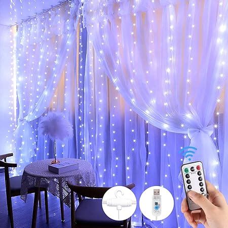 Sunnest Curtain Fairy Lights Led Curtain Lights M X M Modes