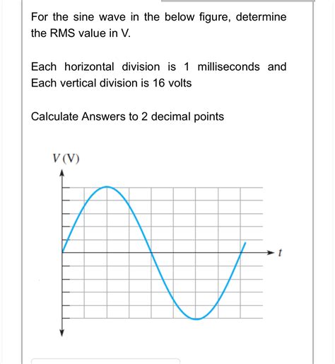 Solved For The Sine Wave In The Below Figure Determinethe Chegg