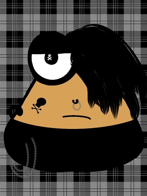 Pou Emo🌑⛓️🖤 Cosas De Arte Dibujos Dibujos Detallados