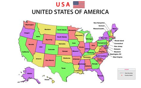 United States Map, United States Map Labeled, Map, 47% OFF