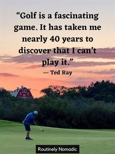 Best Funny Golf Quotes Routinely Nomadic