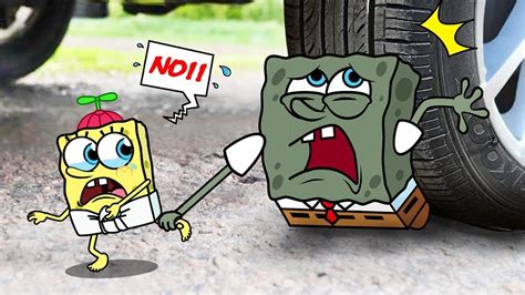 Ohh No No Crushing Spongebob Zombie Vs Baby Animation Crushing