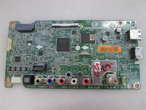 Lg 55lb5900 Uvbuswljr Main Board Ebt62841583 Eax65391006