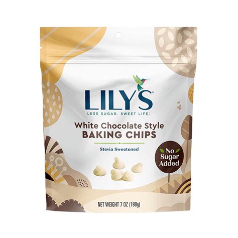 LILY'S White Chocolate Style Baking Chips, 7 oz bag