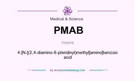 Pmab N Diamino Pteridinyl Methyl Amino Benzoic Acid In