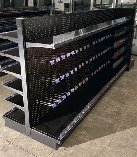 Madix Gondola Shelving & Black Gondola Shelves for Convenience Stores