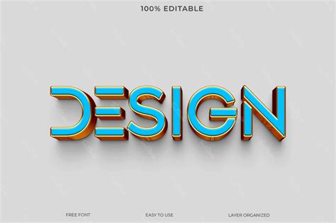 Efeito De Estilo De Texto De Design Arquivo PSD Photoshop PREMIUM