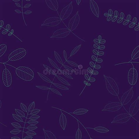 Leafs for pattern stock vector. Illustration of wallpaper - 11955673