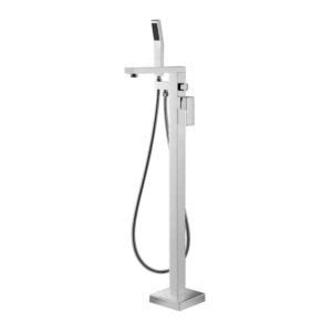 Quatro Freestanding Bath Mixer Tap Square EuroTrend