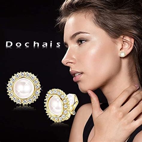 Dochais Paires Clips Boucles D Oreilles Non Perc Es Hypoallerg Nique