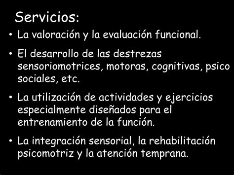 La Terapia Ocupacional Ppt