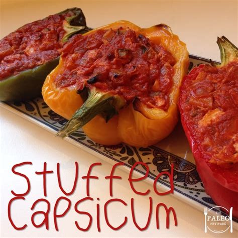 Recipe Stuffed Capsicum The Paleo Network