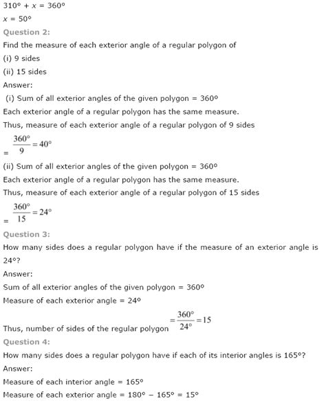 Ncert Solutions For Class 8th Maths Chapter 3 Understanding Quadrilaterals