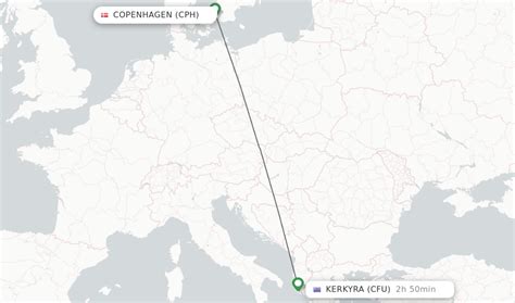 Direct Non Stop Flights From Copenhagen To Kerkyra Schedules