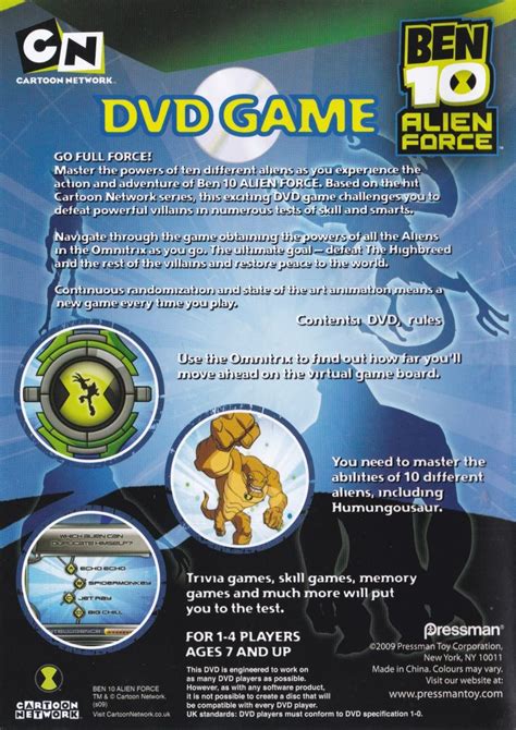 Ben 10: Alien Force (DVD Game)/Gallery | Ben 10 Wiki | Fandom