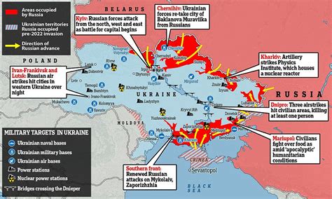 The Ukrainian War In Maps Graphics Detail How Russian Forces Have