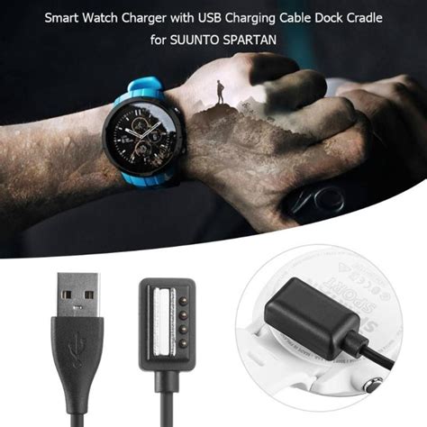 Chargeur Usb Abs Ma V Pour Suunto Spartanlongueur De C Ble