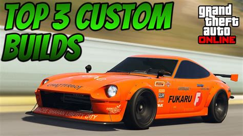 Gta 5 Top 3 Custom Builds For Cars Ep70 Fmj Torrero Xo 190z