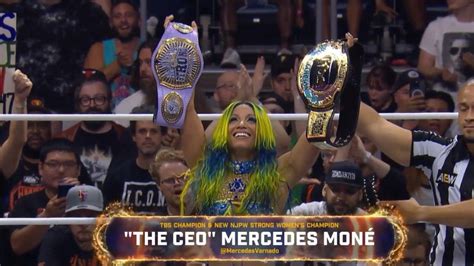 Mercedes Mone Retains Aew Tbs Title Wins Njpw Strong Womens Title At